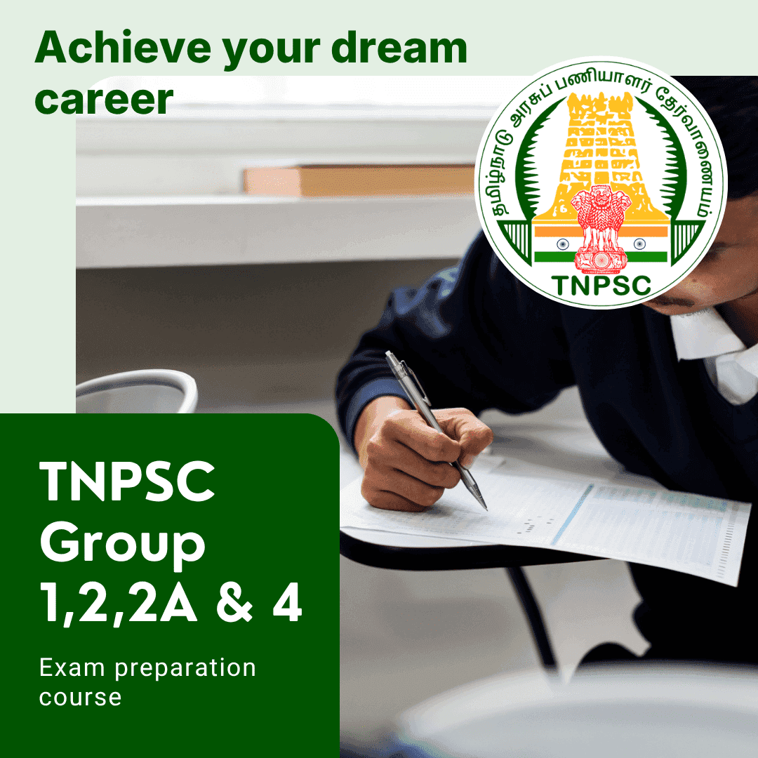 TNPSC Group 1, 2, 2A, 4 